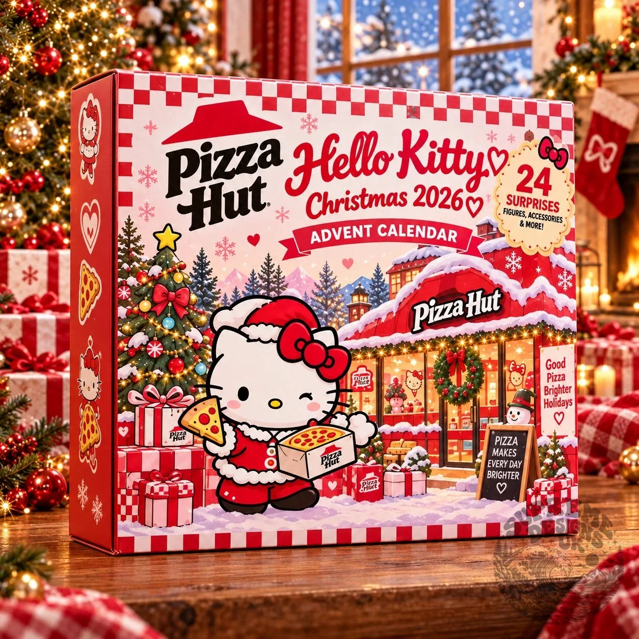 Pizza Hut x Hello Kitty Sanrio 2026 Christmas Advent Calendar