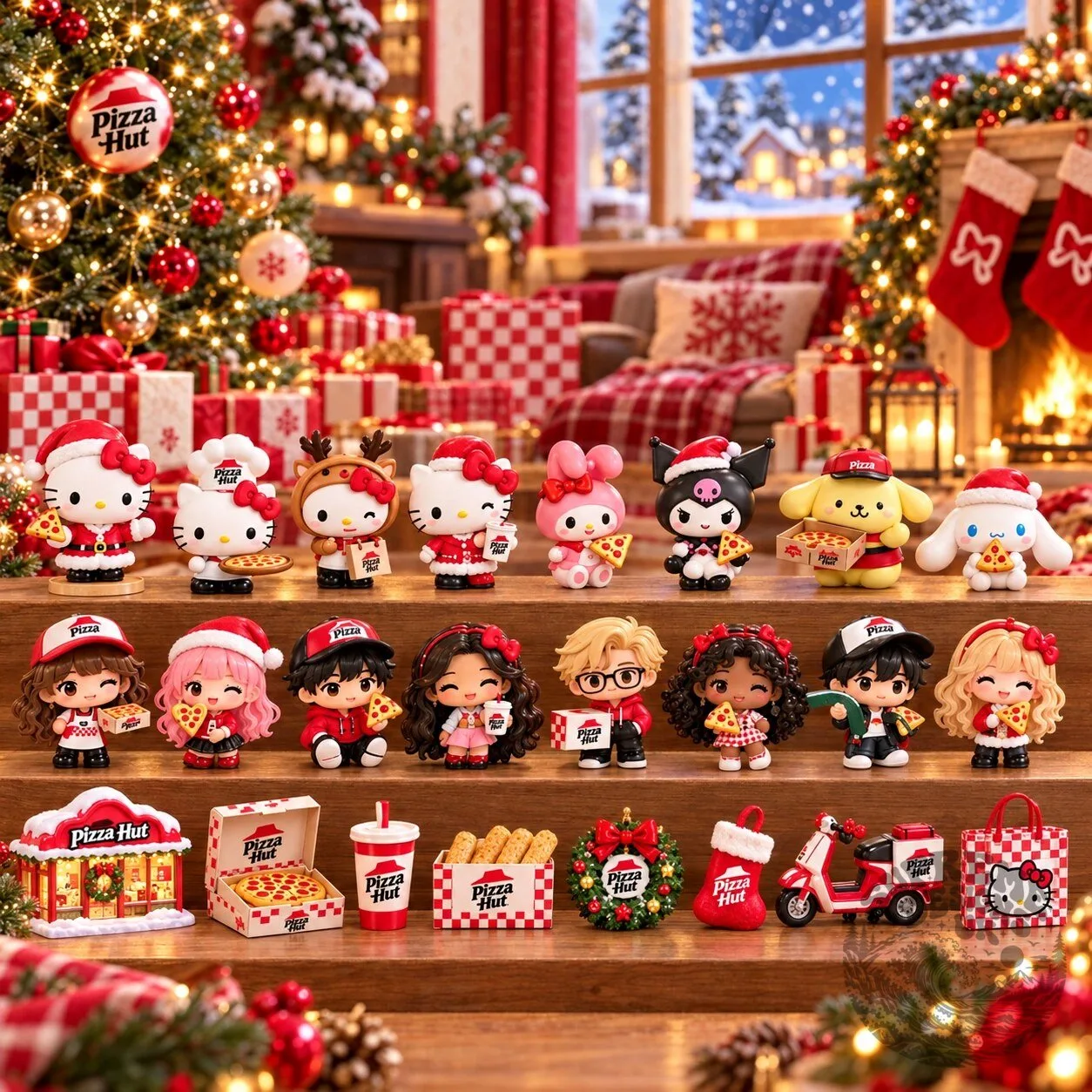 Pizza Hut x Hello Kitty Sanrio 2026 Christmas Advent Calendar
