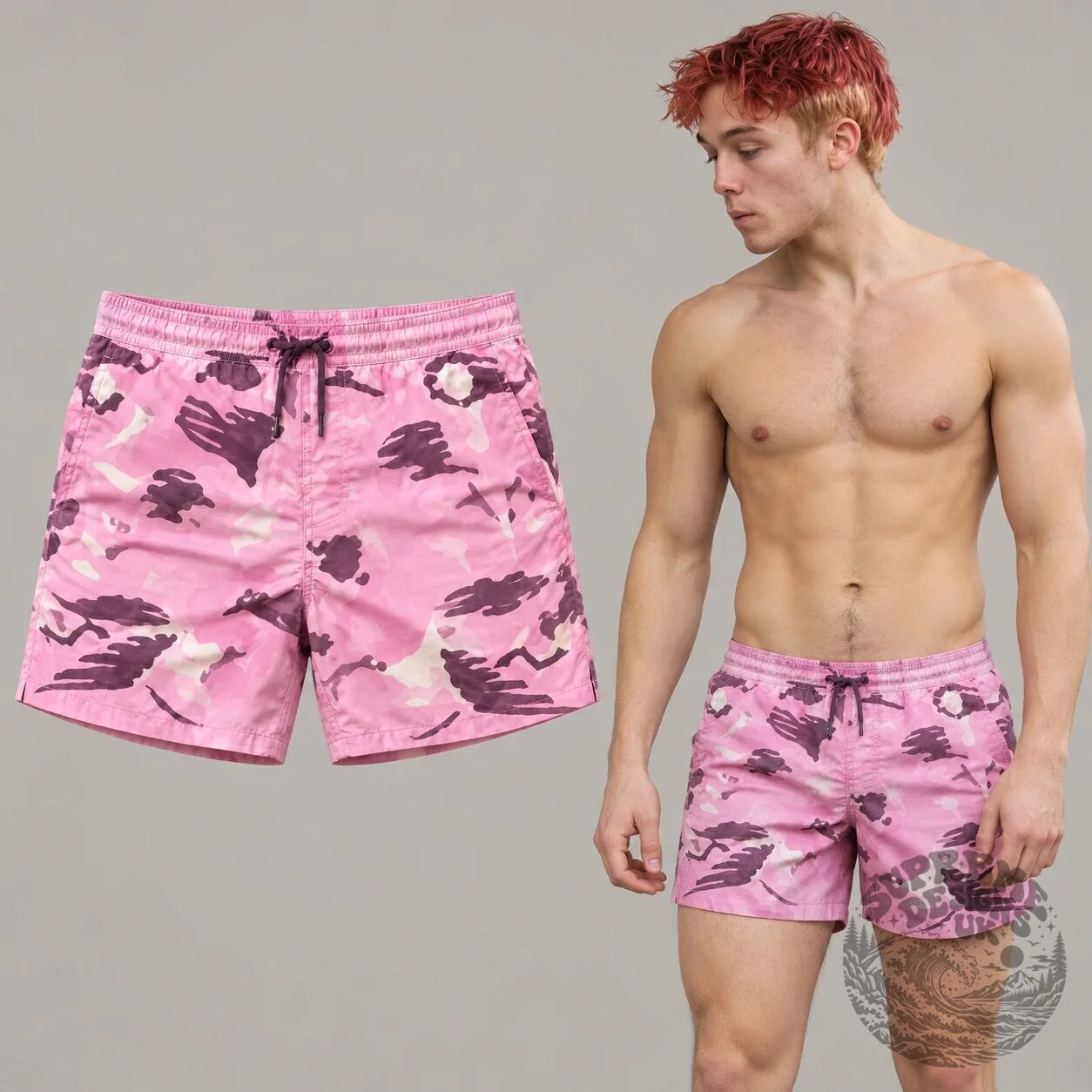 Angelina Jolie & Brad Pitt’s son Knox Muay Thai Pink Camo Training Short