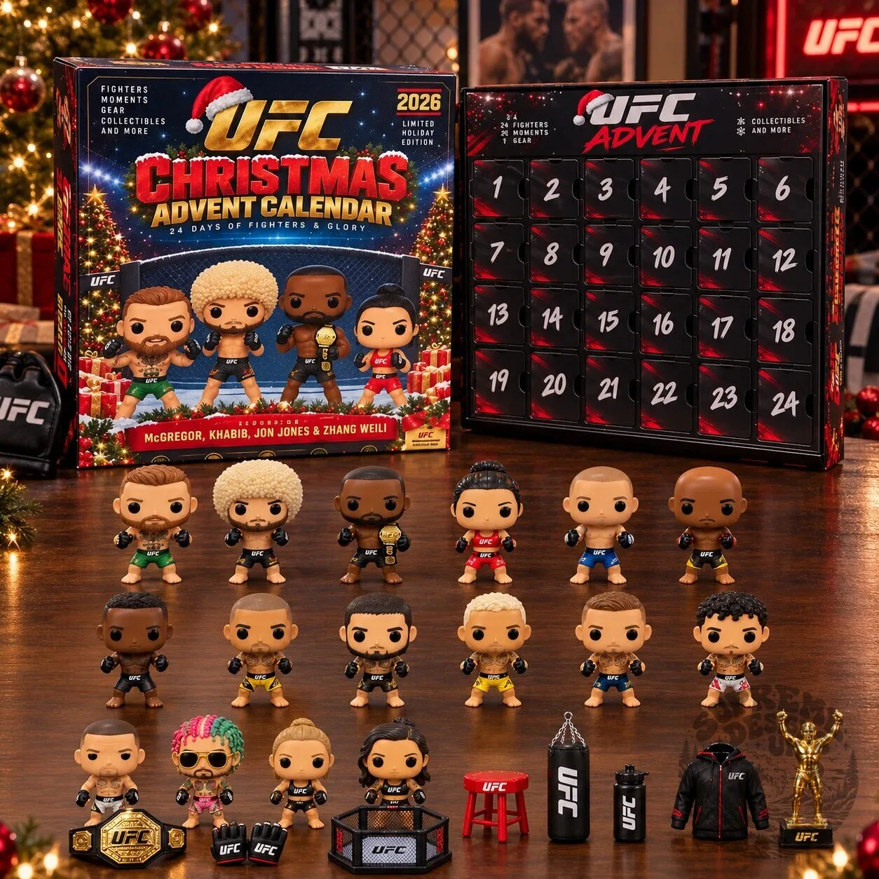 UFC 2026 Christmas 24 Days Advent Calendar Fighter Set